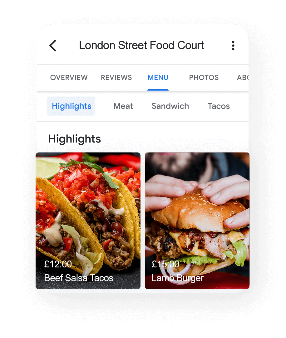 Google Business Profile Adding Highlights