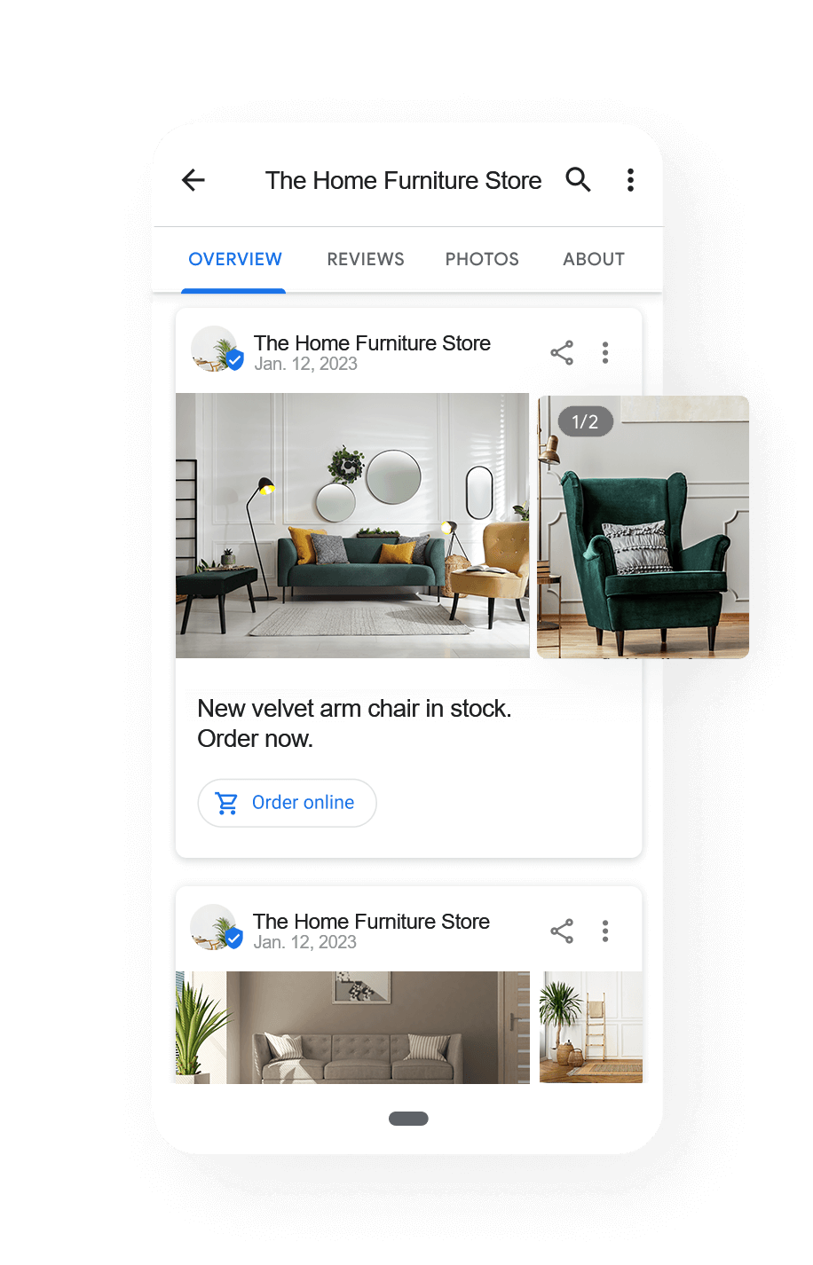 Making posts on Google Business Profile