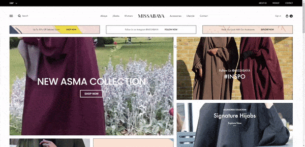 Ecommerce website design